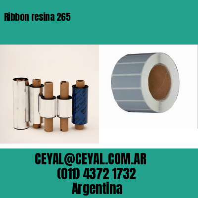 Ribbon resina 265