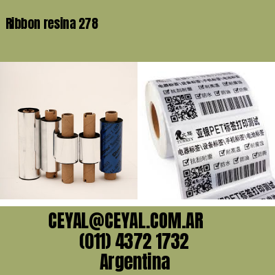Ribbon resina 278