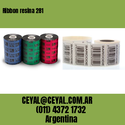 Ribbon resina 281