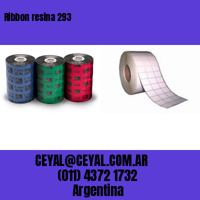 Ribbon resina 293