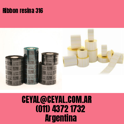 Ribbon resina 316