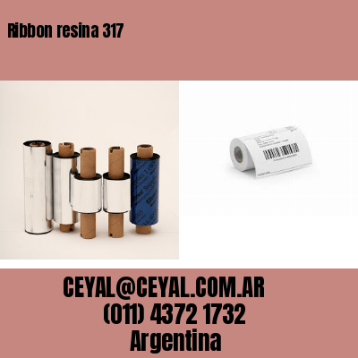 Ribbon resina 317