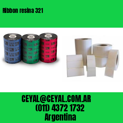 Ribbon resina 321