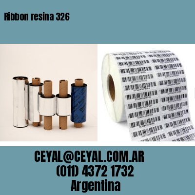 Ribbon resina 326