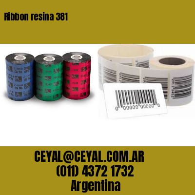 Ribbon resina 381