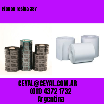Ribbon resina 387