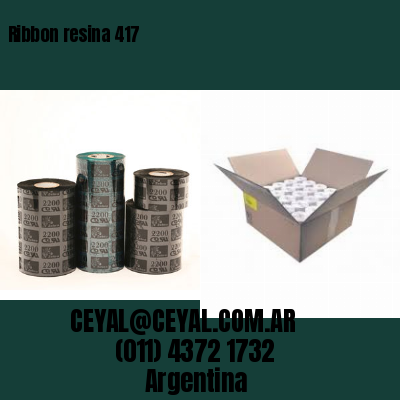 Ribbon resina 417