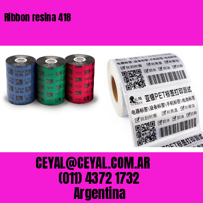 Ribbon resina 418