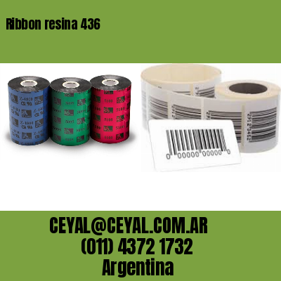 Ribbon resina 436