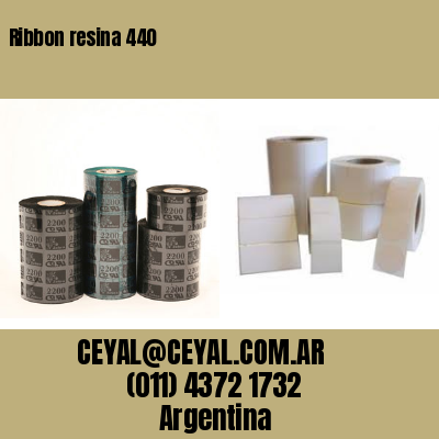 Ribbon resina 440