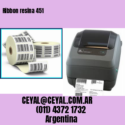 Ribbon resina 451