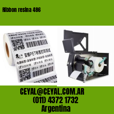 Ribbon resina 486
