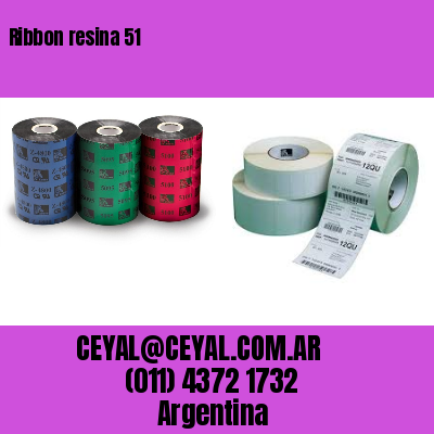 Ribbon resina 51