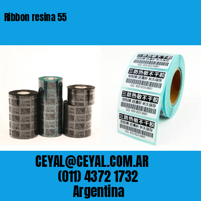 Ribbon resina 55