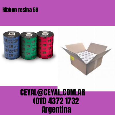 Ribbon resina 58