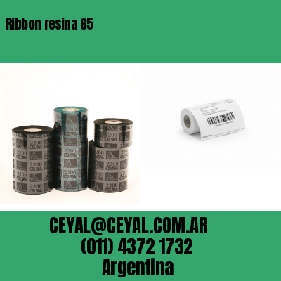 Ribbon resina 65