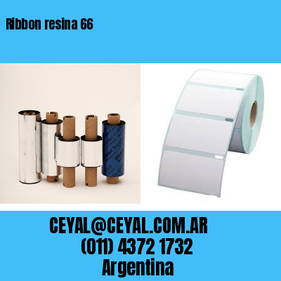 Ribbon resina 66