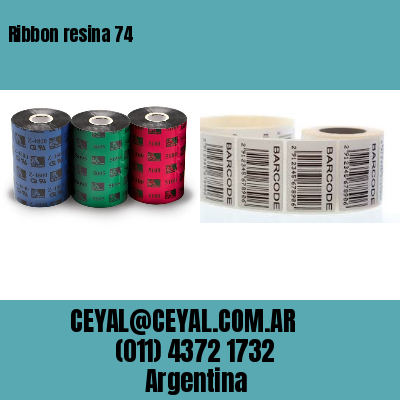 Ribbon resina 74