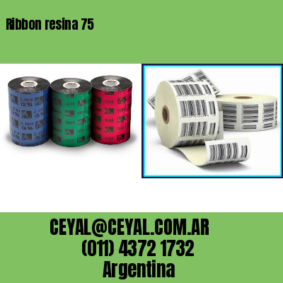 Ribbon resina 75