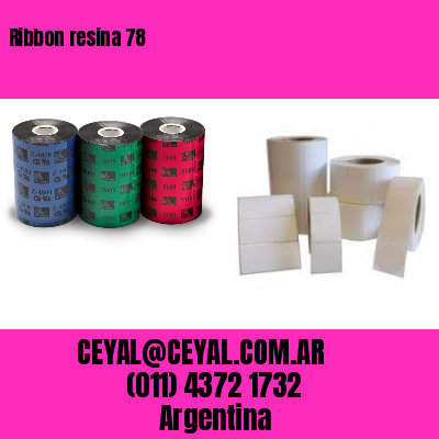 Ribbon resina 78