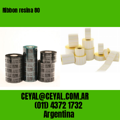 Ribbon resina 80