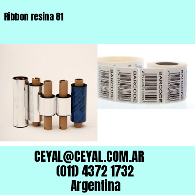 Ribbon resina 81