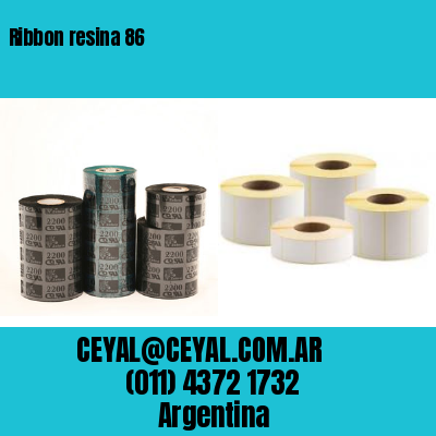 Ribbon resina 86