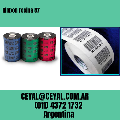 Ribbon resina 87