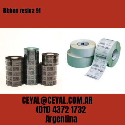 Ribbon resina 91