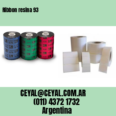 Ribbon resina 93