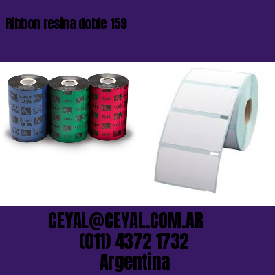 Ribbon resina doble 159