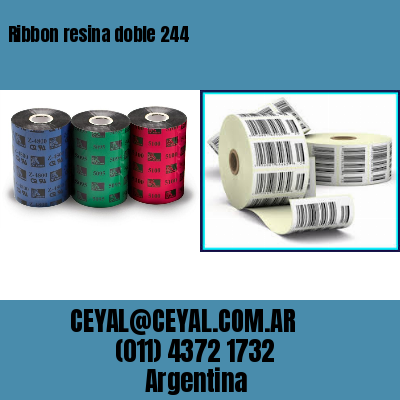 Ribbon resina doble 244