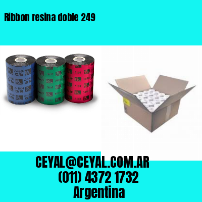 Ribbon resina doble 249