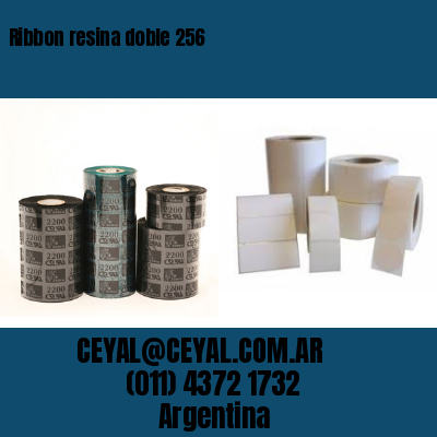 Ribbon resina doble 256