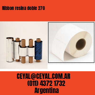 Ribbon resina doble 270