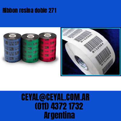 Ribbon resina doble 271