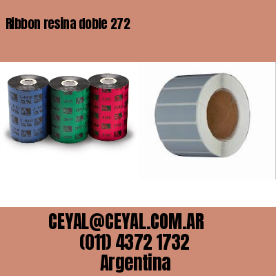 Ribbon resina doble 272