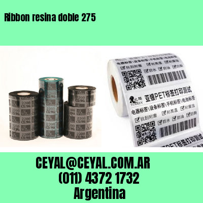 Ribbon resina doble 275