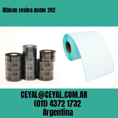Ribbon resina doble 282