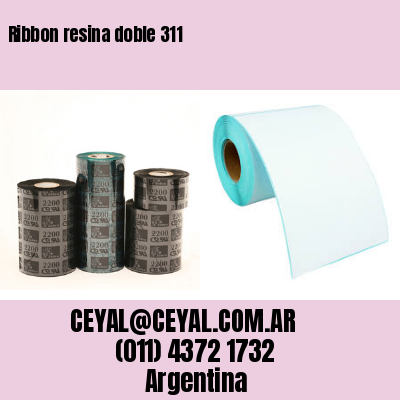 Ribbon resina doble 311