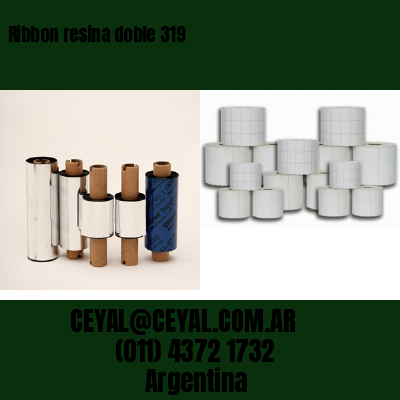 Ribbon resina doble 319