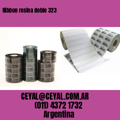 Ribbon resina doble 323