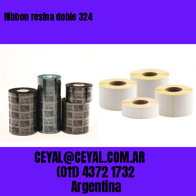 Ribbon resina doble 324