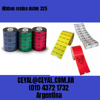 Ribbon resina doble 325