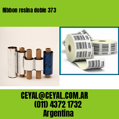 Ribbon resina doble 373