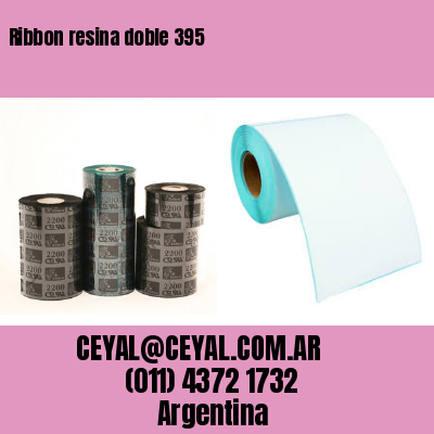 Ribbon resina doble 395