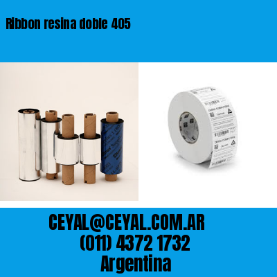 Ribbon resina doble 405