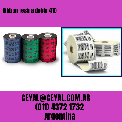 Ribbon resina doble 410