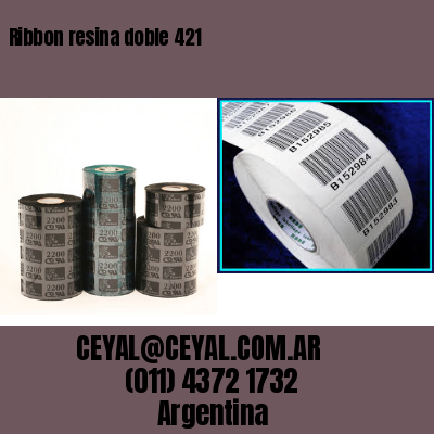 Ribbon resina doble 421