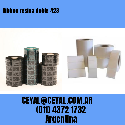 Ribbon resina doble 423